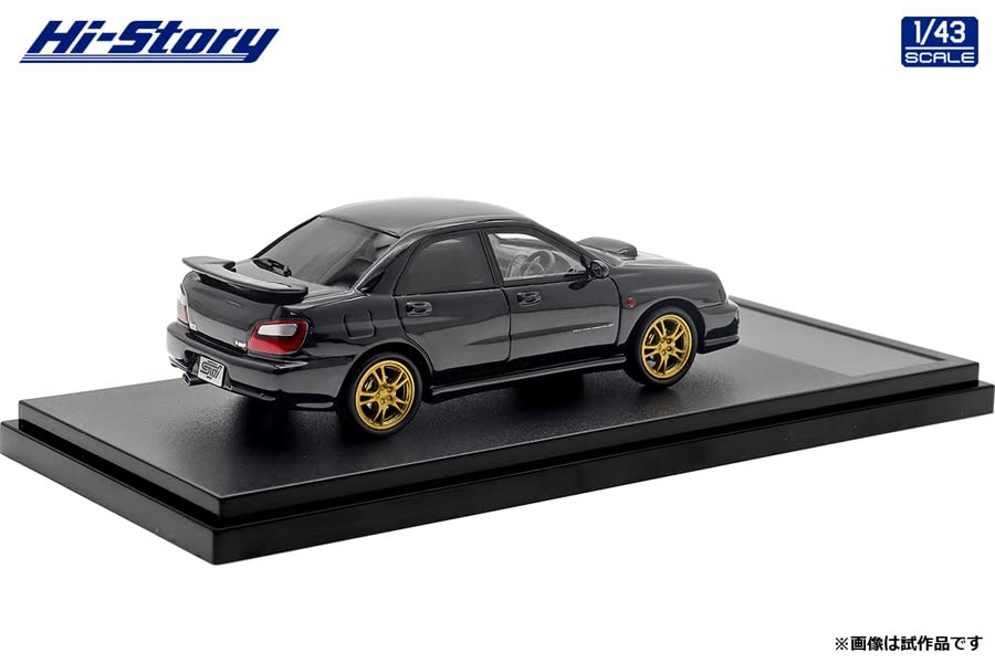 402-183 Hi-Story 1/43 スバル IMPREZA S202 Hi Story 1/43 Subaru IMPREZA WRX STi (2001) Midnight Black Mica